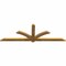 Ekena Millwork Redmond Rough Sawn Timber Gable Bracket, Western Red Cedar, 84"W x 28"H x 2"D x 4"F, 8/12 Pitch GBW084X28X0204RED00RWR - alternate 4